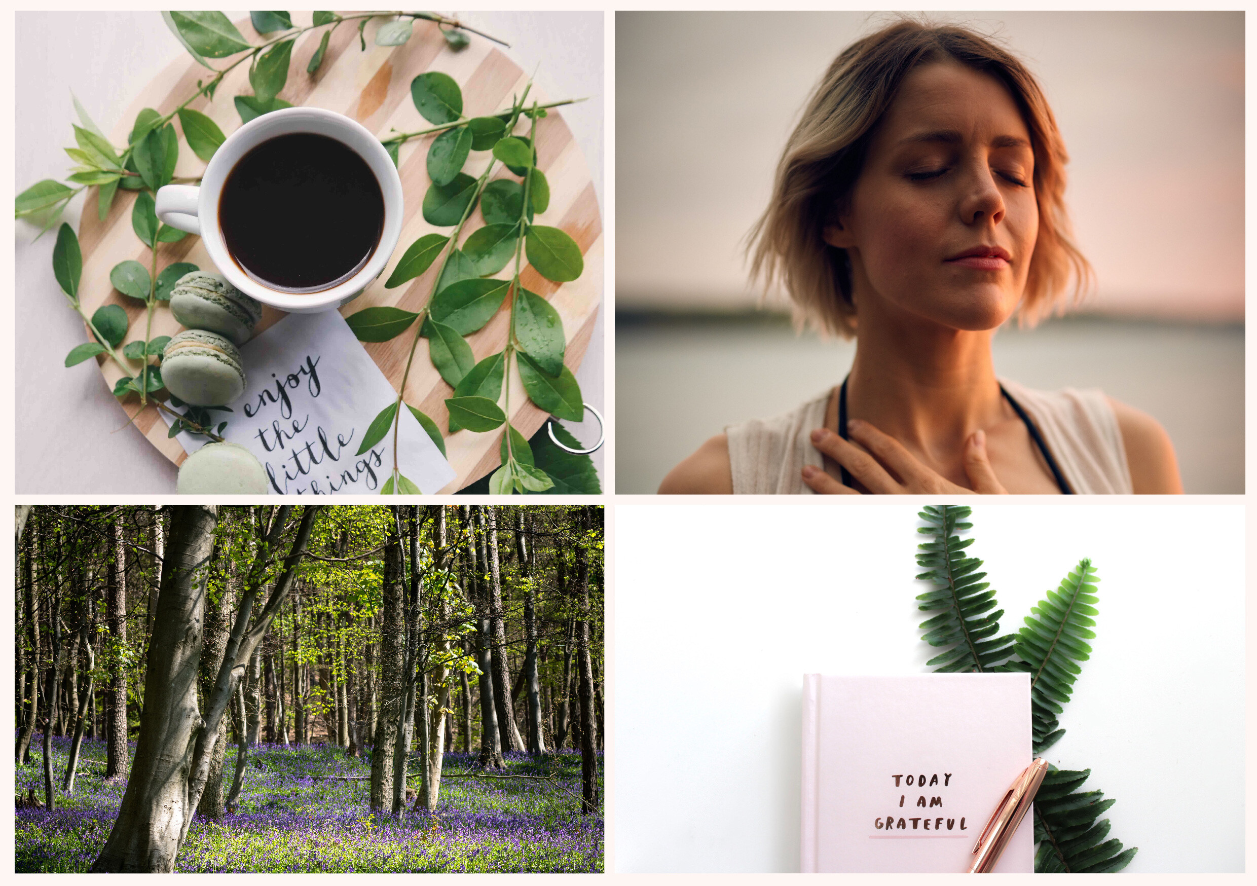 7 Ways To Be More Mindful Collage